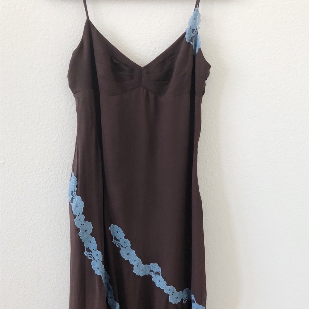 BCBG Maxazria dress brown size 8 - Picture 1 of 6